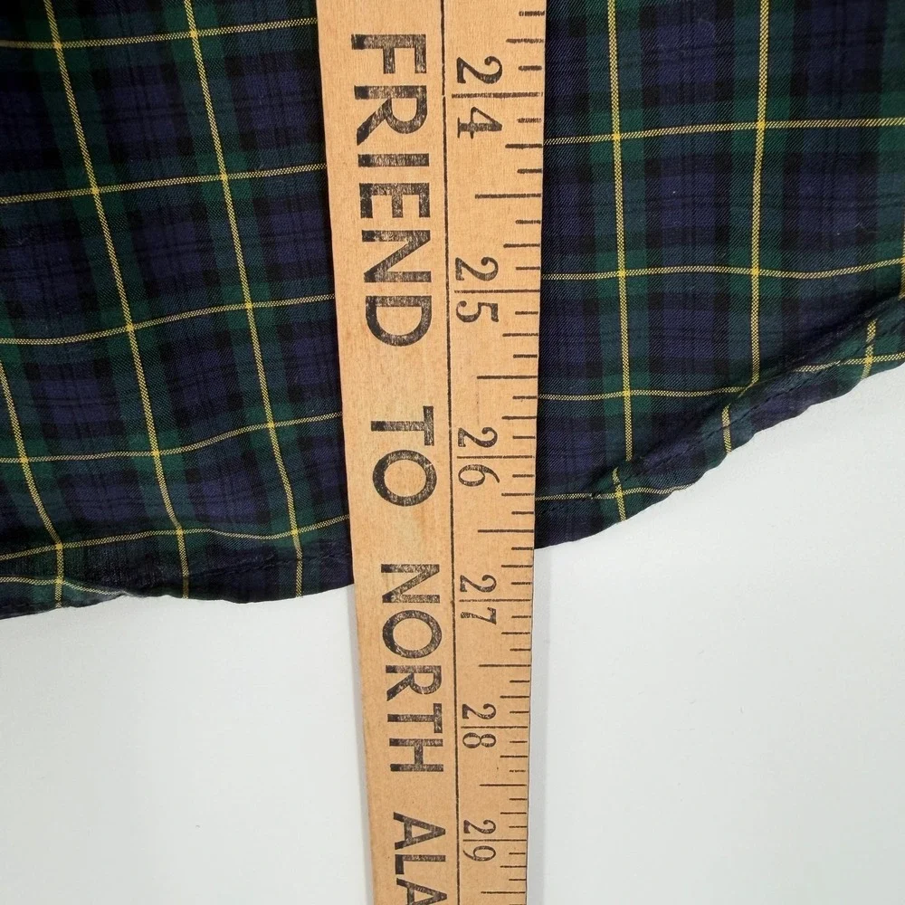 Boys Ralph Lauren Button Down Long Sleeve Plaid Size Large